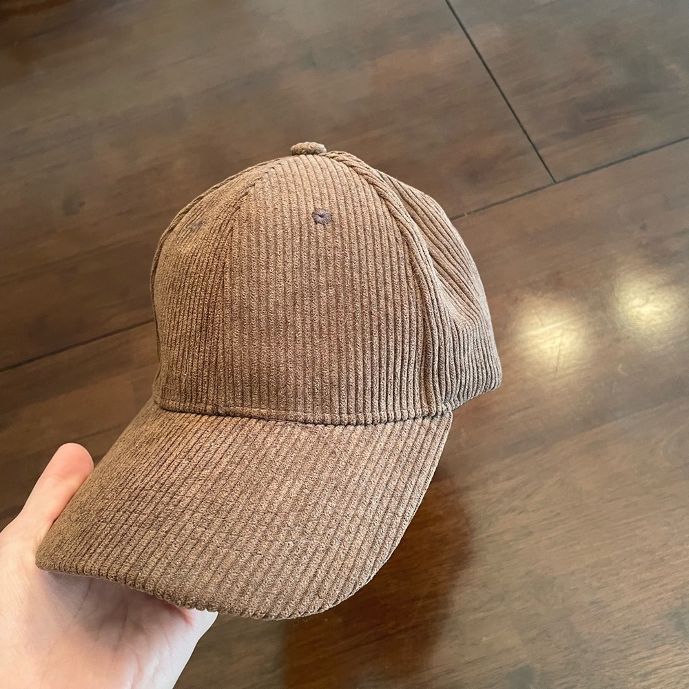 Corduroy cap